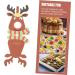 HOLIDYOYO 75 Pcs Lollipop Paper Card Elk Reindeer Candy Holder Xmas Lollipops Sweets for Lollpop - Buy Online on SooperMarket.com