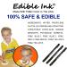 Food Coloring Pens 3PCS Black Edible Marker Gourmet Writers for Fondant Cakes & Cookies - Dual Tips Fine & Thick Tip - Buy Online on SooperMarket.com