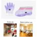 Mikinona 2 Pairs Wax Gloves Wax Cover Kit Paraffin Wax Feet Film Wax Hand Cover Hand Moisturizing Kit Beauty Hand Wax Cover Close Friends Set of Feet Spa Purple Non-woven Fabric - Buy Online on SooperMarket.com
