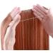 Silk-co One Piece Wire in Hair Extensions 20inch Long Straight Hairpiece No Clip Synthetic Hair Wire String Redish Brown - Buy Online on SooperMarket.com