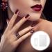 Auidy 6txd Double-End Silicone Nail Art Stamper & Scraper | DIY Manicure Tools for Stamping & French Nails | 5x2.5cm Nail Transfer Stamp - Buy Online on SooperMarket.com