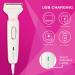 Women's Electric Razor & Shaver - Painless 2-in-1 Wet/Dry Hair Removal for Face, Legs & Underarms - USB Rechargeable Cordless - Buy Online on SooperMarket.com