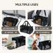 Zbrivier Soft Cat & Dog Carrier - Airline Approved, TSA Approved, Locking Zipper - Medium Black - Buy Online on SooperMarket.com