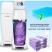 Refilling Foil Refill Packs - 10 Pack Anti-Odor Diaper Pail Cassettes | 4.5m Compatible Refill Film (Purple) - Buy Online on SooperMarket.com