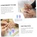 IMIKEYA 2 Sets Nail Stamp Girls Suit Nail Art Stencils Pro Tools Silicone Manicure Art Stamper Gel for Nails Manicure Kit Jelly Stamper Clear Fully Transparent Silica Gel Aurora 6.5X3X3CM Purple Blue - Buy Online on SooperMarket.com