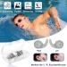 Waterproof Silicone Ear Plugs for Swimming - 2 Pack for Adults & Teens 12+, Ideal for Pool, Surfing, Kayaking, Canoeing - Black+Gray - Buy Online on SooperMarket.com