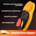 TOPSOLE Orthotic Insoles for Plantar Fasciitis and Arch Support - Red - UK-7 (26.1cm) - Buy Online on SooperMarket.com