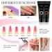Phoenixy Poly Nail Gel Kit - 8 Colors Extension Set with 36W LED UV Lamp | Manicure Starter Kit for Women - Bahamas Sand Beach - Buy Online on SooperMarket.com