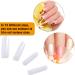131 Piece Nail Tips Clip and Dual Nail Forms Set with Quick Building Nail Clip Extension Clamp - UV Acrylic Clear Nail Molds and Clipper Trimmer Included - Buy Online on SooperMarket.com
