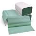 Defacto paper towels towel paper 5000 zigzag 25x23 cm folding towels towels for donors 1-layer green 1 piece (1 Pack) green