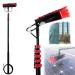 Window Cleaning Pole Window Cleaner Kit Washing Set Equipment Telesextension Pole Cleaning Kit for Window Cleaning Photovoltaic Panel Cleaning Trucks/24Ft/7.2M 35cm Brush Head 4M/13FT
