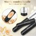 Start Makers Flat Top Kabuki Foundation Brush - Premium Synthetic Full Coverage Powder Brush for Flawless Makeup Application (Black) - Buy Online on SooperMarket.com