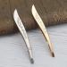 EODNSOFN Stainless Steel Eyebrow Tweezers | Gold/Silver Hair Removal Tool - Buy Online on SooperMarket.com