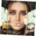 WOONEKY Metal Stencils Eyebrow Design Eyebrow Card Precision Eyebrow Ruler Template Eyebrow Stencil Scale Eyebrow Shape - Buy Online on SooperMarket.com