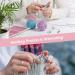 Adjustable Knitting Loop Ring Set - 6 Pieces | Braided Yarn Guide Finger Holder | Open Finger Ring for Knitting | 3 Styles (Silver) - Buy Online on SooperMarket.com