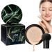 Mushroom Head Air Cushion CC Cream Foundation, Moisturizing BB Cream Face Makeup Foundation Long-Lasting Coverage of Blemishes, Matte Even Skin Tone Nude Makeup Base Primer (02# Natural)