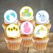 PRECUT Baby Shower Cupcake Toppers Gender Reveal Edible Mini Cake Decorations Edible Baby Shower Decorations Baby Boy Cupcake Toppers Baby Girl Cake Decoration Baby Shower Cake Toppers (24) - Buy Online on SooperMarket.com
