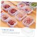 FUNOMOCYA 6pcs Crisper Containers for Food Refrigerator Organizer Keeper Kitchen Vegetable Boxes Dumpling - Buy Online on SooperMarket.com