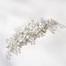 SWEETV Rhinestone Bride Wedding Hair Comb with Pearl Bridal Hair Piece - Handmade Crystal Hair Clip for Women and Girls in Silver - Buy Online on SooperMarket.com