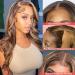 24 Inch Ombre Honey Blonde Body Wave Lace Front Wig Human Hair - 150% Density, Pre Plucked with Baby Hair - Five Gifts Included - Buy Online on SooperMarket.com