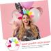 Gadpiparty Sun Flower Headband Lovers Props Make up Colorful Non-woven Plastic Colorful 28X13CM - Buy Online on SooperMarket.com