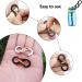 Dher S Outdoor Camping Mini S Clip 10 Pack Stainless Steel S-Shaped Carabiners | Anti-Theft & Anti-Drop Clips for Backpacking & Outdoor Use - Buy Online on SooperMarket.com
