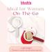 BLUSHLY Ultra-Bright Flip Out Halo Compact Mirror - Travel & Back to School Hand Mirror with 18 LED Lights - Distortion-Free, Grey - 4.25 x 0.75 Inches - Buy Online on SooperMarket.com