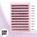Riya Lash Clusters 120Pcs DIY Eyelash Extensions | Natural Look Wispy Lashes 8-16MM D Curl Individual Reusable Fluffy Extensions - RY-01 - Buy Online on SooperMarket.com