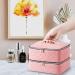 Nail Polish Organizer Case - Holds 42 Bottles, Double-Layer Storage with Adjustable Dividers - Portable Pink Bag for Manicure Tools - Buy Online on SooperMarket.com