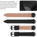 Leather Wrist Band Compatible with Inspire HR/Inspire/Inspire 2 - Black Strap for Men and Women - Buy Online on SooperMarket.com
