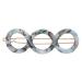 France Luxe Triple Circle Tige Boule Barrette - South Sea