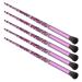 5-Piece Purple Handles Makeup Brushes Set - Eye Shadow & Concealer Beauty Tools for Flawless Makeup - Buy Online on SooperMarket.com