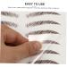 Beavorty 36 Sheets waterproof eyebrow stickers beauty tools Eyebrow Grooming Shaping Sticker cosmetic 3d set - Buy Online on SooperMarket.com