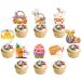 Easter Cake Decor Set 12Pieces Of Charm Rabbit Gnomes Easter Cupcake Toppers Cupcake Pick Festive Dessert Toppers Festive Dessert Embellishments - Buy Online on SooperMarket.com