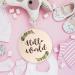 Baby Announcement Sign for Newborn 5.9" Double-Sided Hello World Newborn Name Sign for Hospital Birth Announcement The Perfect Round Wooden Welcome Baby Sign for New Baby Boy Girl Gifts - Buy Online on SooperMarket.com