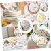 Alipis Classical Anti-hot Tableware Restaurant Adorable Snack for Noodle Food Japanese Serving Animal 23X23X7.3CM Assorted Color - Buy Online on SooperMarket.com