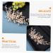 BELLIFFY Headgear Bride Wedding Hair Comb Bridal Flower Hair Comb Wedding Headdress Wedding Pearl Hair Comb Bridal Headpieces for Wedding Bridal Hair Accessories Wedding Hair Accessories - Buy Online on SooperMarket.com
