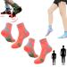 DOGARI Far Infrared Schorl Titanium Ion Heighten Socks Micro Titanium Height Booster Socks Slimming Compression Running Sock