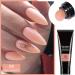 Nail Extension Gel 15ml Cinnamon Poly Gel - Nude Pink Enhancement for French Manicure (#09 Light Apricot) - Perfect for Beginners - Buy Online on SooperMarket.com