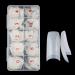 Natural False Nails 500 Pieces French Acrylic Nails Artificial Fake Nails False Nail Tip 10 Sizes With Box for Women Girls