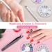 40-Piece Nail Art Decoration Set | Brushes Foil Stickers & More | Perfect for Manicure Enthusiasts | International Shipping Available - Buy Online on SooperMarket.com