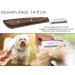 Premium Trimmeters Set for Dogs & Cats | 2-Part Fur Care Comb & Stainless Steel Undercoat Knife - Buy Online on SooperMarket.com