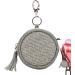 Virtcooy Pacifier Holder with Clip | Dark Gray Binky Clip Pouch for Babies | Easy Attachment to Diaper Bag & Handbag - Buy Online on SooperMarket.com