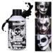 BOBISUKA Black Liquid Face and Body Paint Washable Non Toxic Facepaint Fast Drying Foundation Makeup for Halloween Skeleton Skull Cosplay SFX Costume Party Large Capacity(130ml)