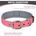 Joytale Softly Padded Neoprene Dog Collar for Small Dogs - Reflective Nylon Pink - 1 Pack - Buy Online on SooperMarket.com