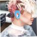 COOLHIYA 2 Pairs Hair dye Ear caps Heat Protection Hair Dyeing Supplies Ear caps for Hair dye Hair dye Ear Cover Hair Coloring Ear Cover Ear Muffs Silica Gel tab Accessories Men and Women Blue 7.5x5cm - Buy Online on SooperMarket.com