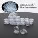 ZEJIA 3g Sample Containers with Lids - 25 Pack Clear Lip Balm Cosmetic Jars - Buy Online on SooperMarket.com