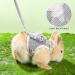 Shop Premium Rabbit Accessories: Harnesses Collars Leashes & Dishes for Small Animals - Adjustable & Breathable (Gray) - Buy Online on SooperMarket.com