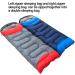 BISINNA 4 Season Backpacking Sleeping Bag with Pillow - Waterproof Lightweight Warm Washable for Adults Kids - Ideal for Camping Hiking Mountaineering - Blue (Right Zipper) - Buy Online on SooperMarket.com