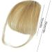 Dranng Bang Extensions Clip Human Hair French Bangs Clip on Fake Bangs Fringe Natural Color Fringe Hairpieces Stylish Neat Bangs Hair Extension for Girls Women gray gold - Buy Online on SooperMarket.com